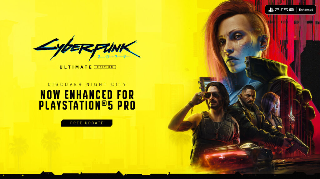 Cyberpunk 2077 krijgt gratis PlayStation 5 Pro upgrade